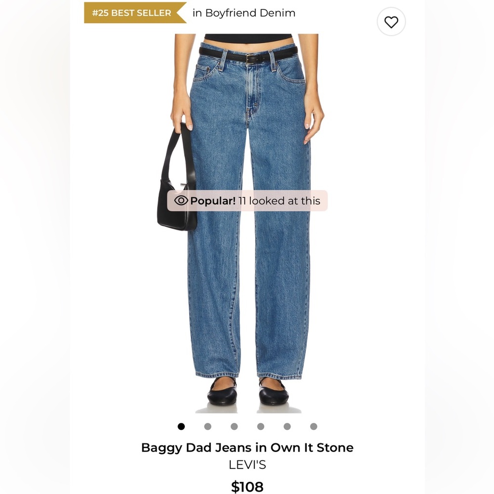 Levi Baggy Dad Jean - Picture 3 of 10